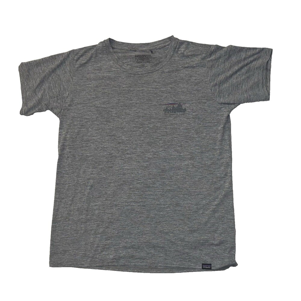 PATAGONIA Save Our Home Planet T-Shirt Women’s Medium Gray Heather Graphic Tee